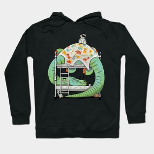 Dinosaur Brachiosaurus Sleeping Hoodie